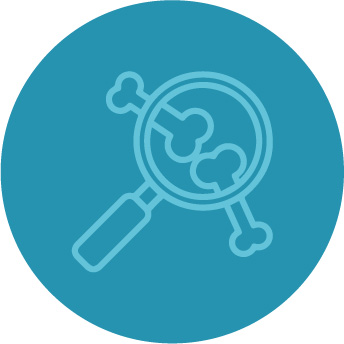 Grafik Icon für: 6. Nachsorge Wir begleiten Sie nach der Behandlung und besprechen den weiteren Verlauf gemeinsam. Nach 6 Wochen empfehlen wir eine Plasmatherapie mit Eigenblut zur Ernährung der Stammzellen und Stabilisierung des Ergebnisses.